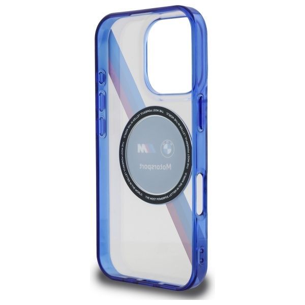 Muu telefoni lisavarustus BMW BMW BMHMP16X23HTPUT iPhone 16 Pro Max 6.9" transparent hardcase Motosport IML Circle MagSafe