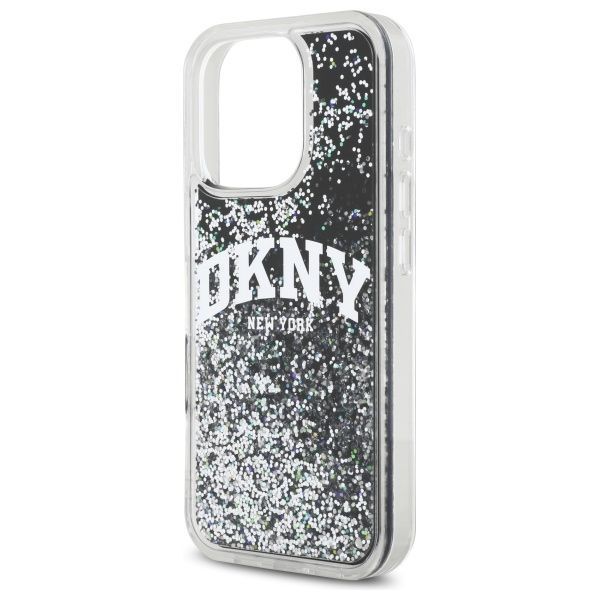 Muu telefoni lisavarustus DKNY DKNY DKHCP16XLBNAEK iPhone 16 Pro Max 6.9" black/black hardcase Liquid Glitter Arch Logo
