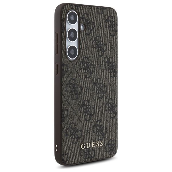 Muu telefoni lisavarustus Guess Guess GUHCS24FEG4GFBR S24 FE S721 brown/brown hardcase 4G Metal Gold Logo