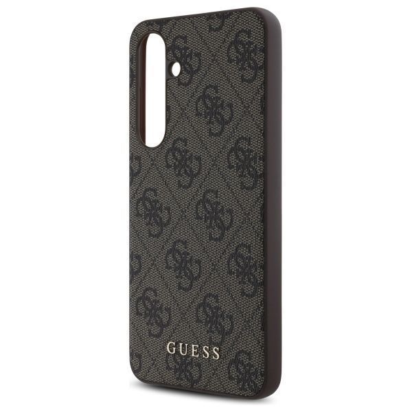 Muu telefoni lisavarustus Guess Guess GUHCS24FEG4GFBR S24 FE S721 brown/brown hardcase 4G Metal Gold Logo