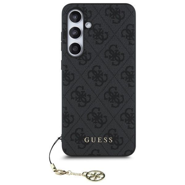 Cits mobilo telefonu aksesuārs Guess Guess GUHCS24FEGF4GGR S24 FE S721 gray/gray hardcase 4G Charms Collection
