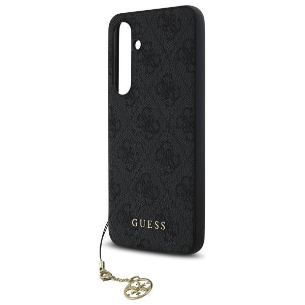 Cits mobilo telefonu aksesuārs Guess Guess GUHCS24FEGF4GGR S24 FE S721 gray/gray hardcase 4G Charms Collection