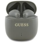 Kitas telefono priedas Guess  Guess Bluetooth headphones GUTWSJ14ESGE TWS + docking station taupe Printed Classic Logo 