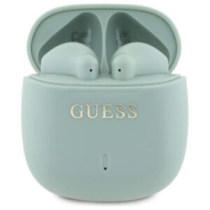 Cits mobilo telefonu aksesuārs Guess  Guess Bluetooth headphones GUTWSJ14ESGN TWS + docking station green/green Printed Classic Logo