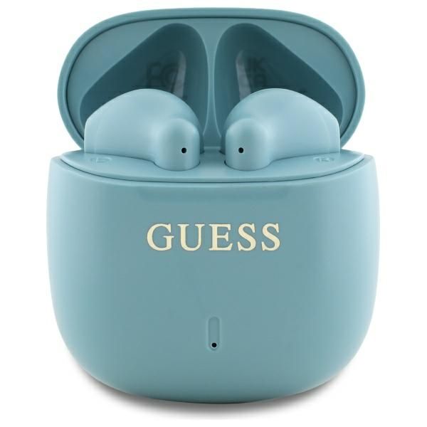 Muu telefoni lisavarustus Guess Guess Bluetooth headphones GUTWSJ14ESGQ TWS + docking station turquoise/turquoise Printed Classic Logo