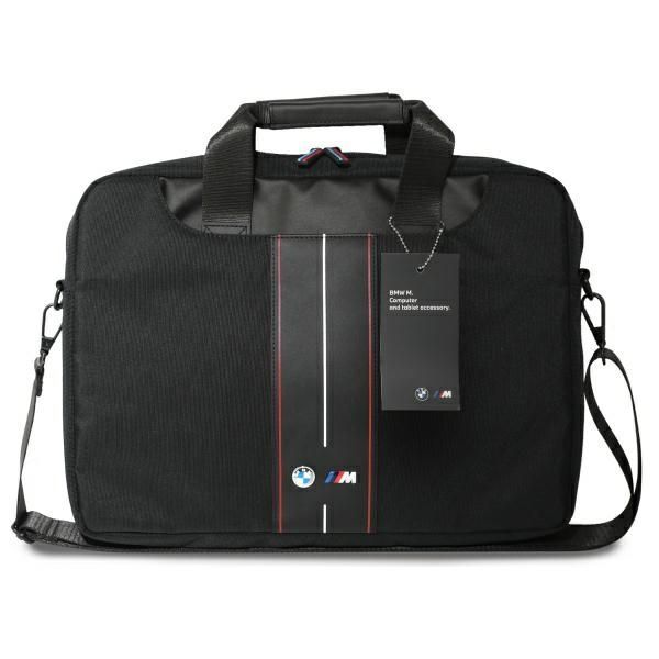 Muu telefoni lisavarustus BMW BMW BMCB15COMPVSKR Bag 16" Black Nylon Red Stripe