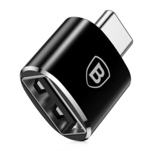 Parveidotājs Baseus  Baseus Mini USB-A to USB-C OTG adapter - black