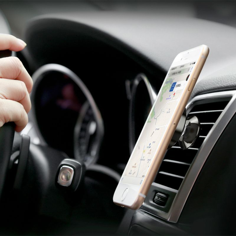 Auto holder Baseus Baseus Magnet Iron Suit self-adhesive plates for magnetic holders - silver and black (2 pcs.)