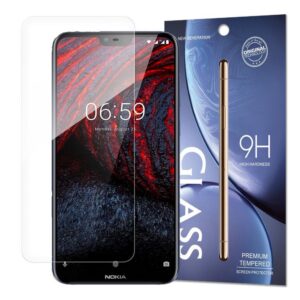 Apsauginiai stiklai Hurtel  Tempered Glass 9H Screen Protector for Nokia 6.1 Plus / Nokia X6 2018 (packaging – envelope) 