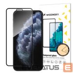 Protective glass Wozinsky  Wozinsky super tough full glue tempered glass full screen with frame case friendly Apple iphone 11 pro / iphone xs / iphone x black 