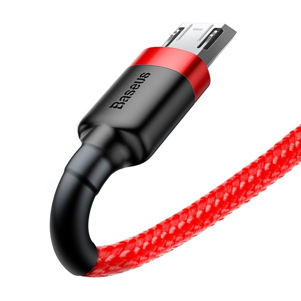 Cable Baseus Baseus Cafule Cable CAMKLF-B09 USB-A / micro USB 2.4A 1 m - red