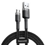 Cable Baseus  Baseus Cafule Cable CAMKLF-CG1 USB-A / micro USB 1.5A 2 m - black-gray 