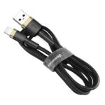 Kaabel Baseus  Baseus Cafule USB-A / Lightning 1.5A QC 3.0 cable 2 m - black and gold 