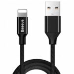Cable Baseus  Baseus Yiven fabric braided cable USB / Lightning 1.8M black (CALYW-A01) 