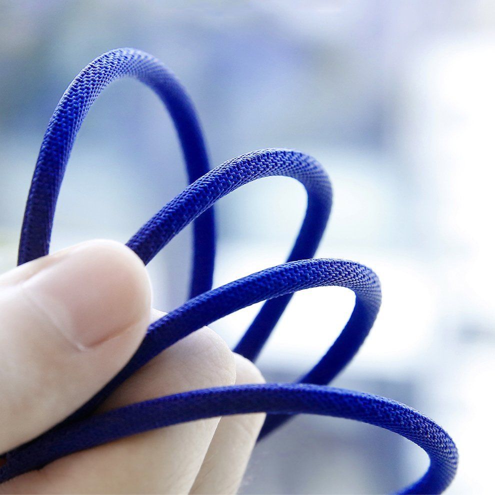 Kabelis Baseus Baseus Yiven fabric braided cable USB / Lightning 1.8M black (CALYW-A01)