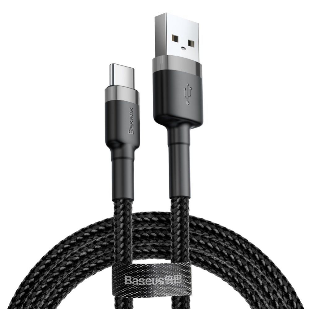 Kaabel Baseus Baseus CAFULE TYPE-C CABLE 300CM GRAY/BLACK Black Grey