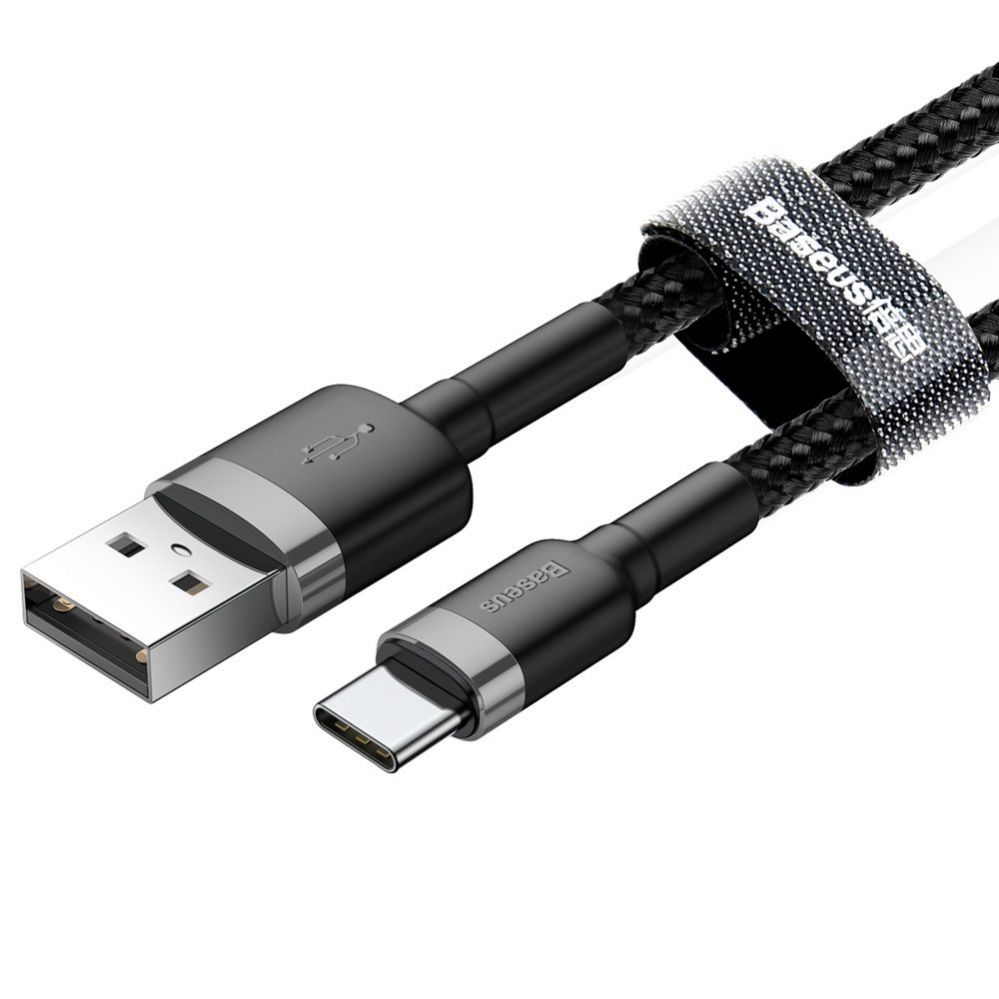 Kaabel Baseus Baseus CAFULE TYPE-C CABLE 300CM GRAY/BLACK Black Grey