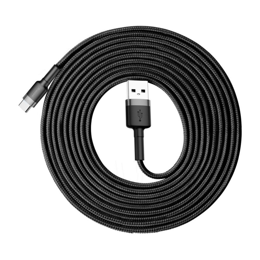 Kaabel Baseus Baseus CAFULE TYPE-C CABLE 300CM GRAY/BLACK Black Grey