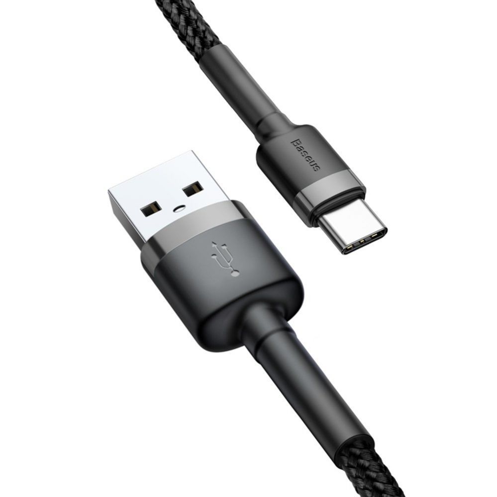Kaabel Baseus Baseus CAFULE TYPE-C CABLE 300CM GRAY/BLACK Black Grey