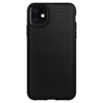 Nugarėlės dėklai Spigen  Spigen Liquid Air iPhone 11 Case - Matte Black 
