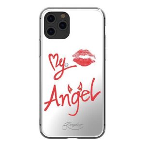 Aizmugurējais vāciņš Kingxbar  Kingxbar Angel mirror case decorated with original Swarovski crystals iPhone 11 Pro Max transparent 