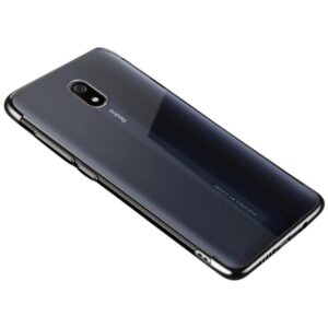 Aizmugurējais vāciņš Hurtel  Clear Color Case Gel TPU Electroplating frame Cover for Xiaomi Redmi 8A black 