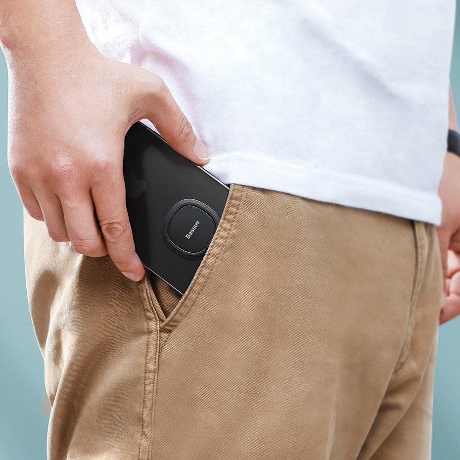 Other Baseus Baseus ultrathin self-adhesive ring holder phone stand silver (SUYB-0S)