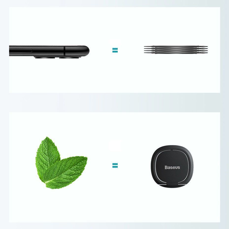 Other Baseus Baseus ultrathin self-adhesive ring holder phone stand silver (SUYB-0S)