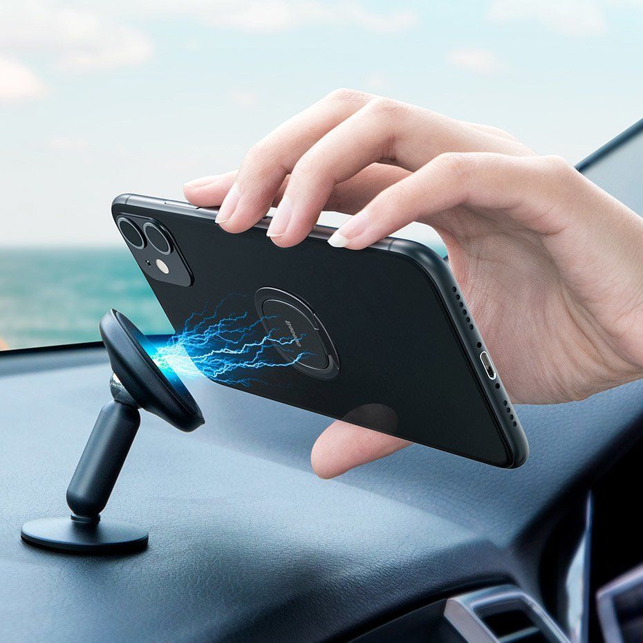 Other Baseus Baseus ultrathin self-adhesive ring holder phone stand silver (SUYB-0S)