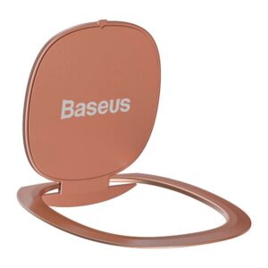 Kiti Baseus  Baseus ultra-thin self-adhesive ring holder phone stand pink (SUYB-0R) 