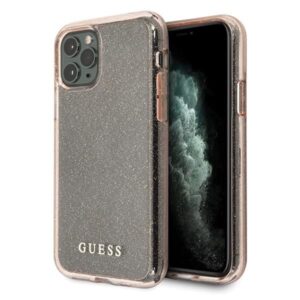 Aizmugurējais vāciņš Guess  Guess GUHCN65PCGLPI iPhone 11 Pro Max pink/pink hard case Glitter