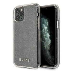 Aizmugurējais vāciņš Guess  Guess GUHCN65PCGLSI iPhone 11 Pro Max silver/silver hard case Glitter