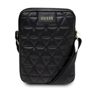 Case universal for sports Guess  Guess Torba GUTB10QLBK 10" czarna/black Quilted Tablet Bag 
