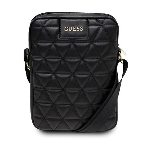 Universaal spordiümbris Guess Guess Torba GUTB10QLBK 10" czarna/black Quilted Tablet Bag