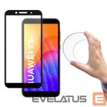 Kaitseklaasid Wozinsky  Wozinsky Full Cover Flexi Nano Glass Hybrid Screen Protector with frame for Huawei Y5p black 