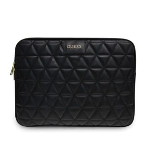 Nugarėlės dėklai Guess  Guess Quilted cover for a 13" laptop - black 