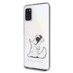 Nugarėlės dėklai Karl Lagerfeld  Karl Lagerfeld KLHCA41CFNRC A41 A415 hardcase transparent Choupette Fun 