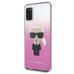 Aizmugurējais vāciņš Karl Lagerfeld  Karl Lagerfeld KLHCA41TRDFKPI A41 A415 różowy/pink Gradient Ikonik Karl 