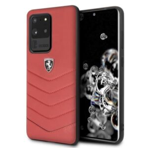 Aizmugurējais vāciņš Ferrari  Ferrari Hardcase FEHQUHCS69RE S20 Ultra G988 red/red Heritage