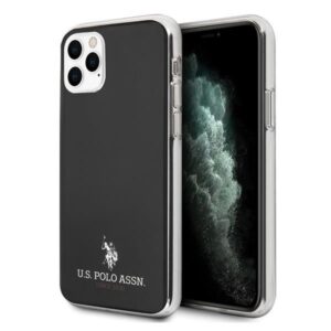 Aizmugurējais vāciņš U.S. Polo PU  US Polo USHCN65TPUBK iPhone 11 Pro Max czarny/black Shiny 