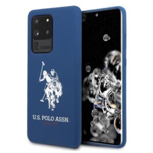 Aizmugurējais vāciņš U.S. Polo PU  US Polo USHCS69SLHRNV S20 Ultra G988 granatowy/navy Silicone Collection 