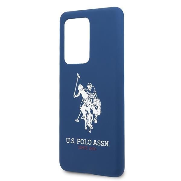 Back panel cover U.S. Polo PU US Polo USHCS69SLHRNV S20 Ultra G988 granatowy/navy Silicone Collection