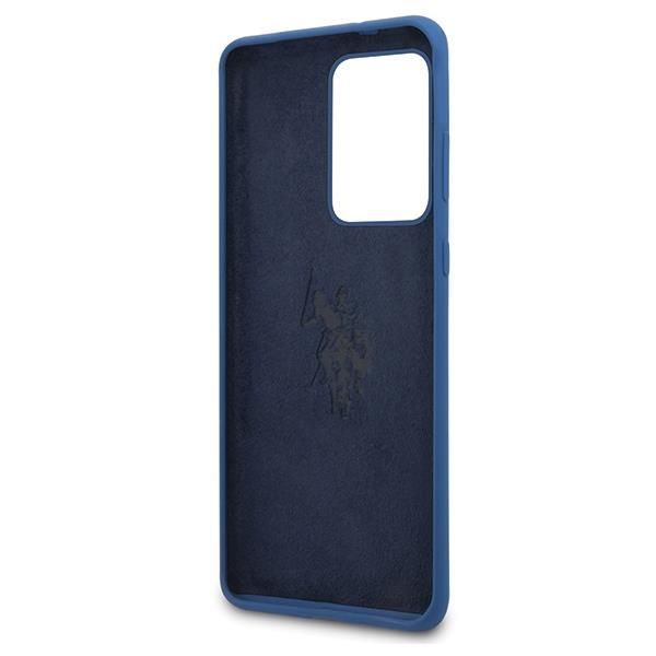 Back panel cover U.S. Polo PU US Polo USHCS69SLHRNV S20 Ultra G988 granatowy/navy Silicone Collection
