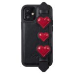 Aizmugurējais vāciņš Kingxbar  Kingxbar Sweet Series case decorated with original Swarovski crystals iPhone 12 Pro / iPhone 12 black 