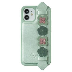 Aizmugurējais vāciņš Kingxbar  Kingxbar Sweet Series case decorated with original Swarovski crystals iPhone 12 Pro Max green 