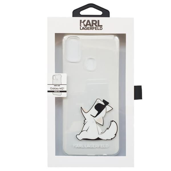 Back panel cover Karl Lagerfeld Karl Lagerfeld KLHCM21CFNRC M21 M215 hardcase transparent Choupette Fun