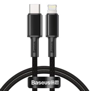 Cable Baseus  Baseus CATLGD-01 Lightning - USB-C PD cable 20W 480Mb/s 1m - black 