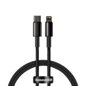 Cable Baseus  Baseus CATLWJ-01 Lightning - USB-C PD cable 20W 480Mb/s 1m - black 
