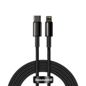 Cable Baseus  Baseus CATLWJ-A01 Lightning - USB-C PD 20W 480Mb/s 2m cable - black 