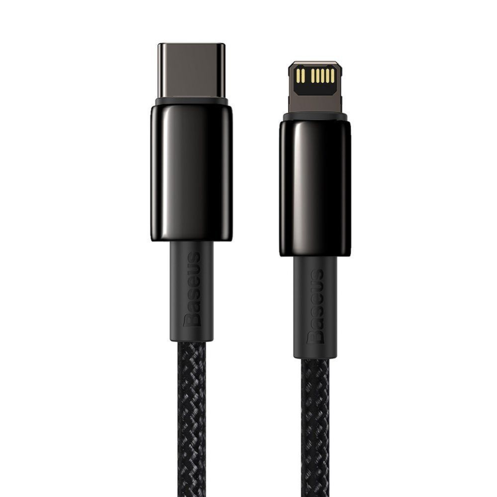 Cable Baseus Baseus CATLWJ-A01 Lightning - USB-C PD 20W 480Mb/s 2m cable - black